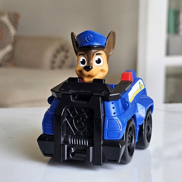 Spin Master Paw Patrol Rescue Racer Chase Dog Police Car Fixed Figure - Picture 6 of 11